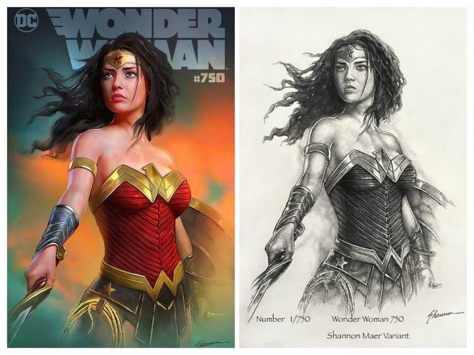 WONDER WOMAN #750 Shannon Maer variant cover - sale details