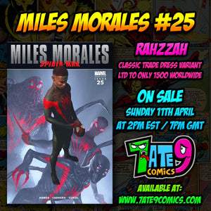 MILES MORALES #25 Rahzzah - Ulitmate Fallout #4 Homage Variant with CLASSIC Trade Dress.