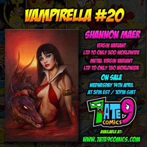 VAMPIRELLA #20 SHANNON MAER VIRGIN VARIANT COVERS