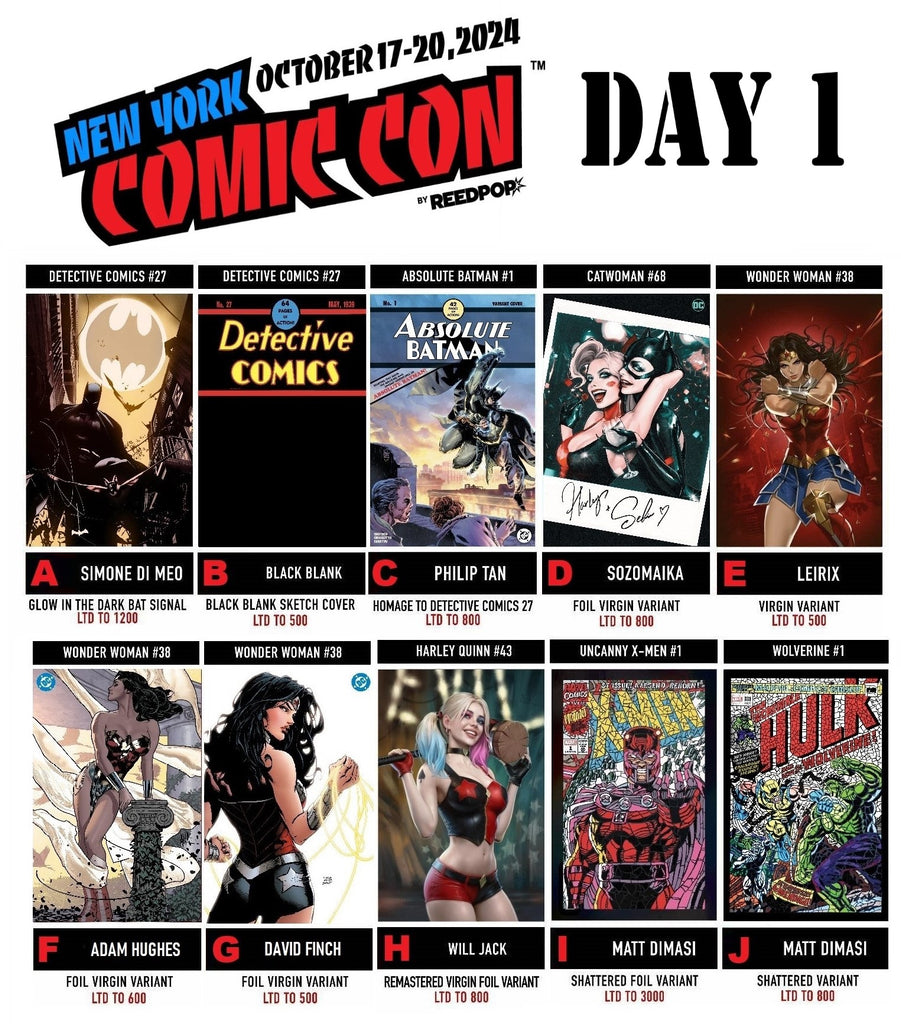 🔥 NYCC 2024 EXCLUSIVES 🔥 DAY 1 OF NEW YORK COMIC CON 2024 HOTTEST CON