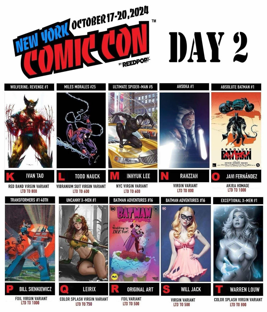 🔥 NYCC 2024 EXCLUSIVES 🔥 DAY 2 OF NEW YORK COMIC CON 2024 HOTTEST CON