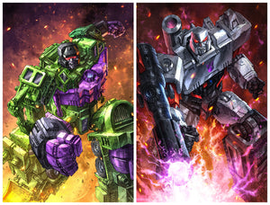 TRANSFORMERS #13 ALAN QUAH - DEVASTATOR & MEGATRON VARIANTS LTD TO ONLY 500