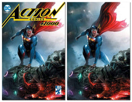 ACTION COMICS #1000 Mattina Trade Dress & Virgin Variant Cover Set