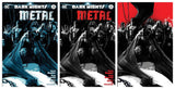 BATMAN DARK NIGHTS: METAL #1 KRS Comics JOCK Colour, BW & Virgin Variant Set.