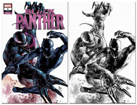 BLACK PANTHER #1 Mike Deodato Trade Dress & Virgin Variant Cover Set