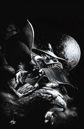 DARKWING DUCK #1 Gabriele Dell'Otto B&W Virgin Variant - LTD To ONLY 333 With COA