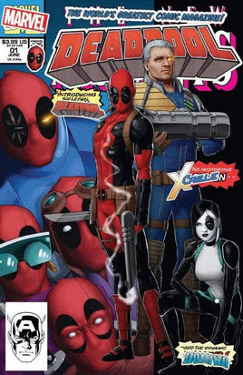 DEADPOOL #1 JTC New Mutants #98 Homage Trade Dress Variant Cover