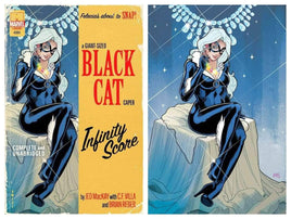 GIANT SIZED BLACK CAT : INFINITY SCORE #1 Tony Fleecs Virgin Variant Set