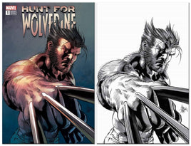 HUNT FOR WOLVERINE #1 Mike Deodato Trade Dress & Virgin Variant Cover Set