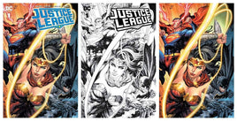 JUSTICE LEAGUE #1 Tyler Kirkham Virgin Variant Cover Set