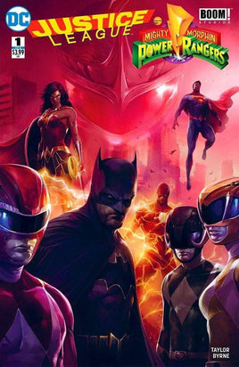 JUSTICE LEAGUE / POWER RANGERS #1 Francesco Mattina Variant Cover