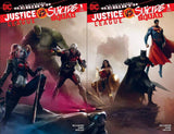 JUSTICE LEAGUE SUICIDE SQUAD #1 Francesco Mattina Exclusive Colour Connecting Variant Covers (2 Comics in Total)