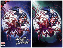 KING IN BLACK: GWENOM Vs CARNAGE #1 Clayton Crain Variant Set