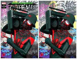 MILES MORALES: SPIDER-MAN #35 Mike Mayhew - LL COOL J - Album Cover Homage Variant Set