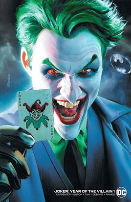 JOKER: YEAR OF THE VILLAIN #1 Mike Mayhew Minimal Trade Variant Cover