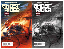 GHOST RIDER #1 Gabriele Dell’Otto Colour & Black & White Variant Set