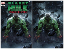 PLANET HULK: WORLD BREAKER #1 Boss Logic Virgin Variant Set LTD To ONLY 800 Sets With COA