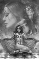 RED SONJA AGE OF CHAOS #2 1:15 Parrillo B&W Virgin Variant Cover