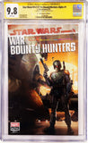 STAR WARS: WAR OF THE BOUNTY HUNTERS ALPHA #1 CGC 9.8 SIGNED Clayton Crain Trade Variant