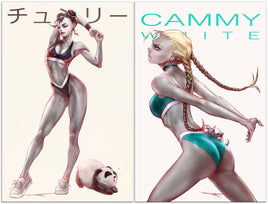 STREET FIGHTER SWIMSUIT SPECIAL 2022 Ivan Tao Chun-Li & Cammy Virgin Variant Set LTD To 500