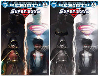 SUPER SONS #1 Francesco Mattina Colour and B&W Variant Cover Set