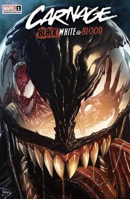 CARNAGE BLACK WHITE AND BLOOD #1 Mico Suayan Variant Cover