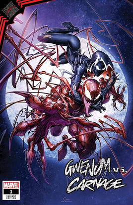 KING IN BLACK: GWENOM Vs CARNAGE #1 Clayton Crain Variant Cover