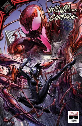 KING IN BLACK: GWENOM Vs CARNAGE #2 Clayton Crain Cover