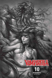 VAMPIRELLA #10  1:10 Lucio Parrillo B&W Variant Cover