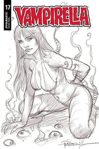 VAMPIRELLA #17 1:10 Lucio Parrillo B&W Sketch Variant