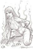 VAMPIRELLA #17 1:50 Lucio Parrillo B&W Sketch Virgin Variant