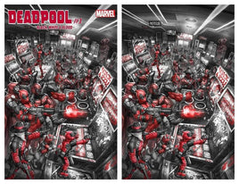 DEADPOOL BLACK WHITE BLOOD #1 Alan Quah Variant Cover Set