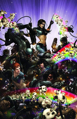 X-MEN #1 Clayton Crain Puppies & Rainbows Road Tour Variant