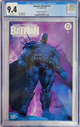 ABSOLUTE BATMAN #5 CGC 9.4 Mark Spears Variant LTD To ONLY 800