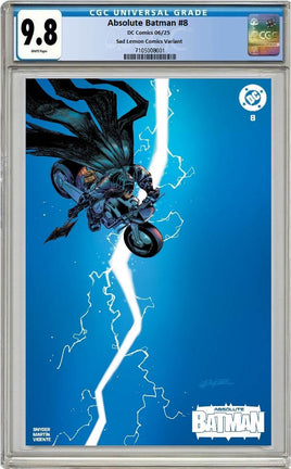 ABSOLUTE BATMAN #8 CGC 9.8 Redcode Variant Cover LTD To ONLY 1000