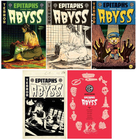 EC: EPITAPHS FROM THE ABYSS #1 Naomi Franquiz Colour & BW Variant Set + 1:10, 1:20 & 1:50 Ratio Variants