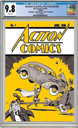 ACTION COMICS #1 CGC 9.8 GOLD FOIL ULTIMATE EDITION LTD To ONLY 300