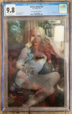 HARLEY QUINN #24 CGC 9.8 Warren Louw FOIL Virgin Variant Cover  LTD TO 1000