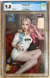 HARLEY QUINN #24 CGC 9.8 Warren Louw Virgin Variant Cover  LTD TO 1000