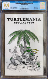 TURTLEMANIA SPECIAL #100 CGC 9.9 LTD To ONLY 400