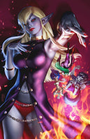 DARKSTALKERS: JEDAH #1 Josh Burns Red Virgin Variant Cover LTD To 500