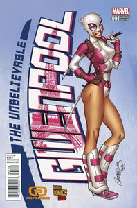 UNBELIEBABLE GWENPOOL #1 J Scott Campbell Paris Comics Expo Comic Con Variant