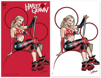 HARLEY QUINN #28 Pablo Villalobos Variant Cover Set LTD To 600 Sets With COA