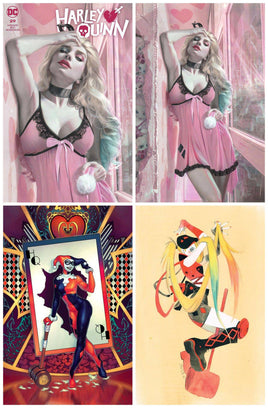 HARLEY QUINN #29 Natali Sanders Variant Cover Set + 1:25 & 1:50 Ratio Covers