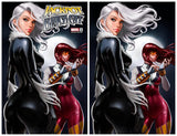 JACKPOT & BLACK CAT #1 Ivan Talavera Variant Cover Set LTD To ONLY 600 Sets With COA