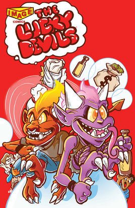 THE LUCKY DEVILS #1 Megacon Exclusive "BUBBLE BOBBLE" Homage Variant Cover LTD To ONLY 500