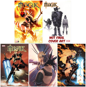 MAGIK #1 Godtail Variant Cover LTD + 1:10, 1:25, 1:100 & 1:200 Variant Covers