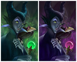 DISNEY VILLAINS: MALEFICENT #1 Ivan Talavera Virgin Variant Set LTD To ONLY 400 Sets With COA