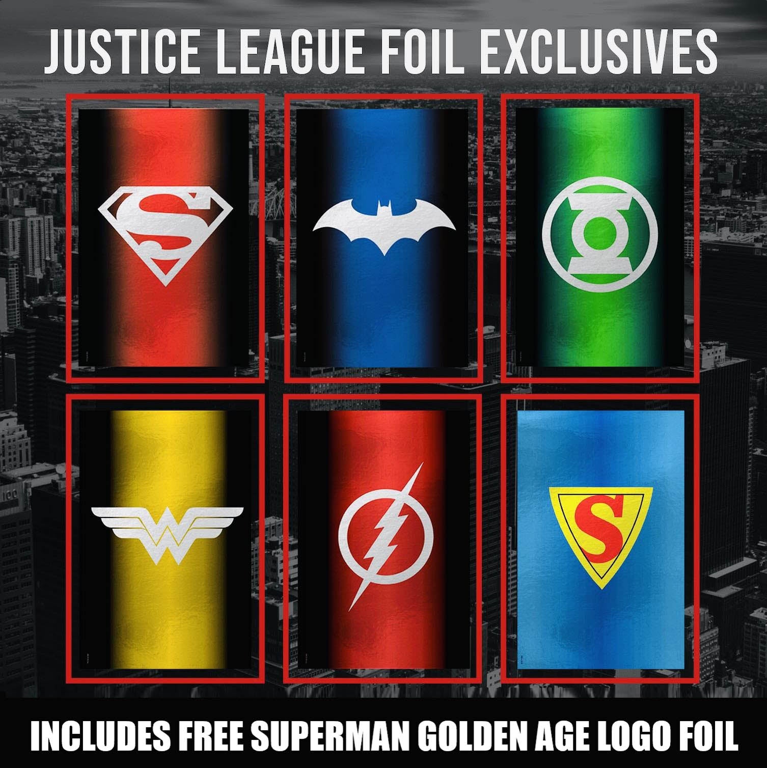 Amazon.com: AAG DC Comic Justice League Logo Balls - 6pc Set of Bright 5  inch Vinyl Balls - Inculdes Logos for Superman, Batman, Wonder Woman, The  Flash, Green Lantern and Aquaman :