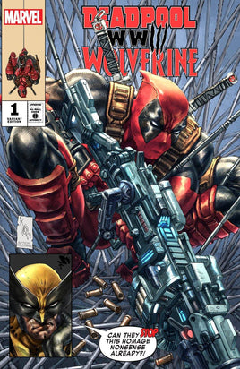 DEADPOOL WOLVERINE WWIII #1 SDCC 2024 Alan Quah Homage Variant Cover LTD To ONLY 600 With COA